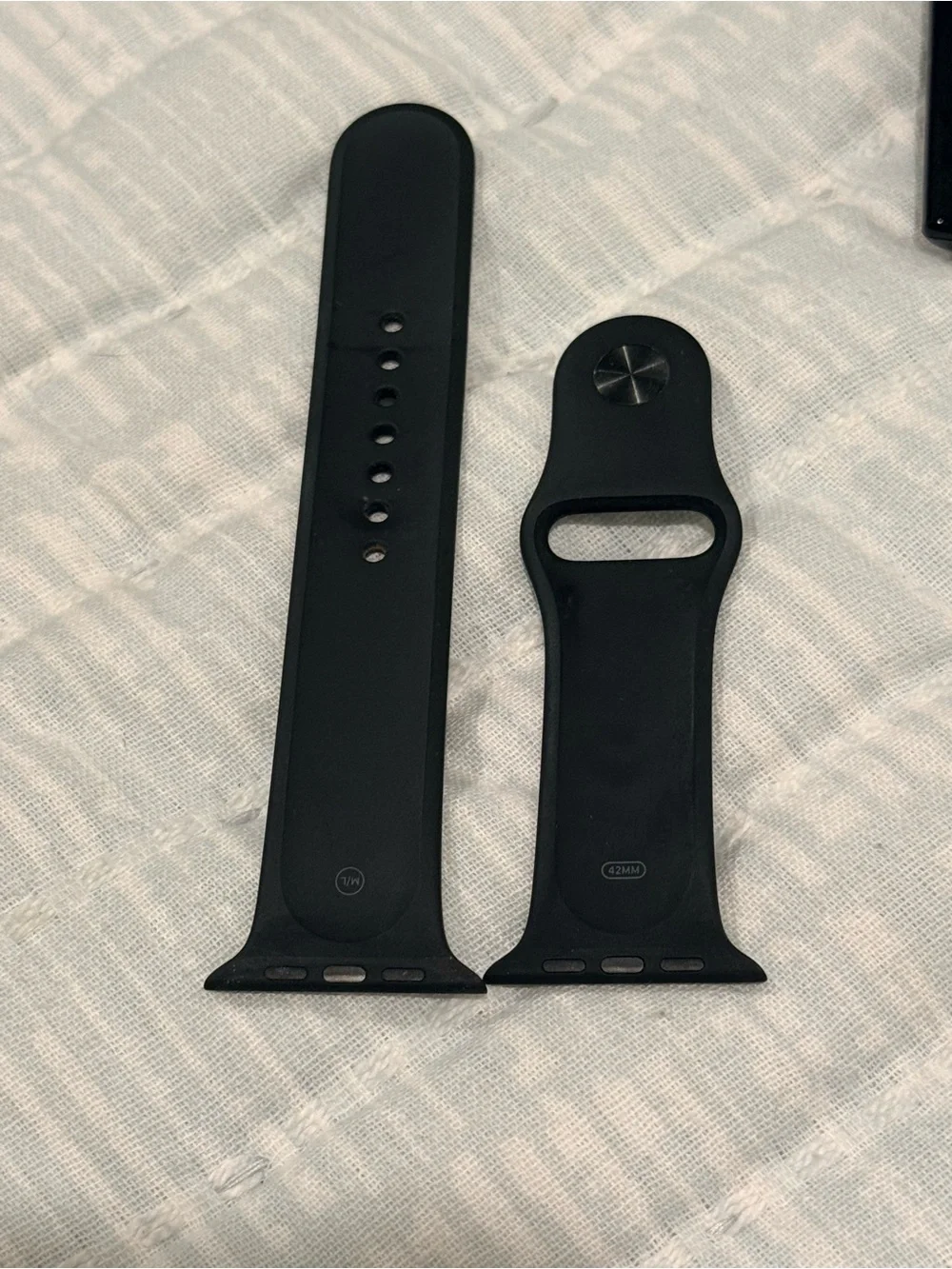 Apple Watch Series 3 42mm with Black Sport Band and Charger